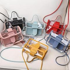 Transparent Jelly Crossbody Bag Waterproof Shoulder Bag