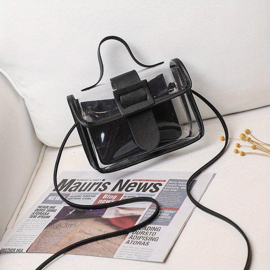 Transparent Jelly Crossbody Bag Waterproof Shoulder Bag