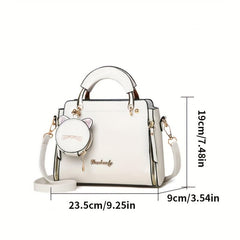 Fashionable Large Capacity Shoulder Bag Messenger Bag 17.98x23