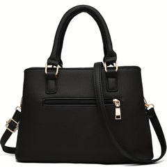 Stylish Metallic Decor Crossbody Bag