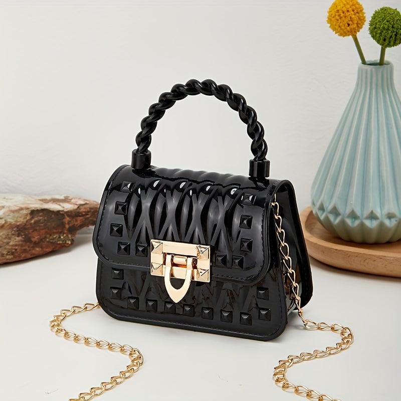 Mini Silicone Crossbody Bag Casual Small Handbag & Purse