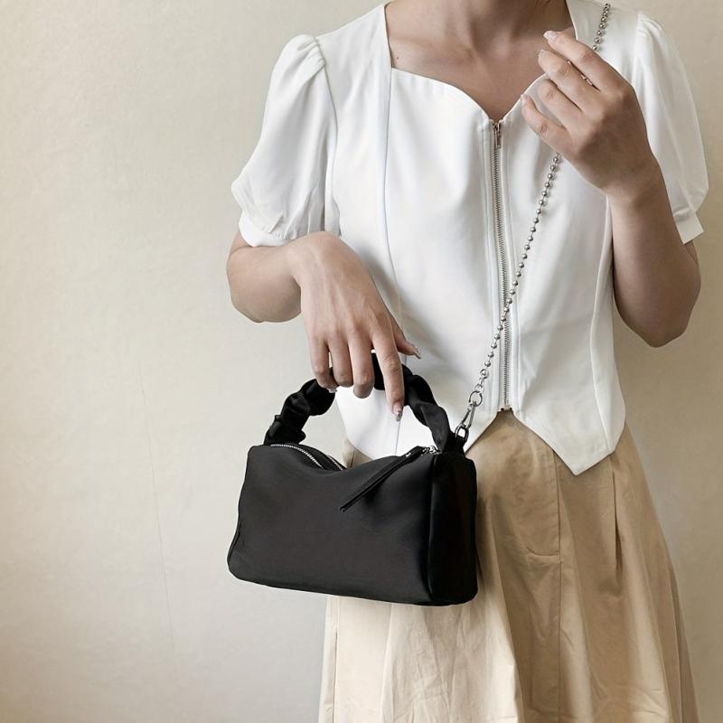 Minimalist Ruched Hobo Bag Fairy Crossbody Bag