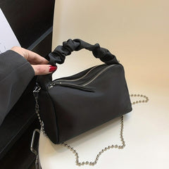 Minimalist Ruched Hobo Bag Fairy Crossbody Bag
