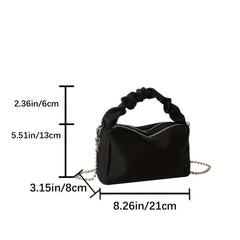 Minimalist Ruched Hobo Bag Fairy Crossbody Bag
