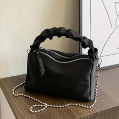 Minimalist Ruched Hobo Bag Fairy Crossbody Bag