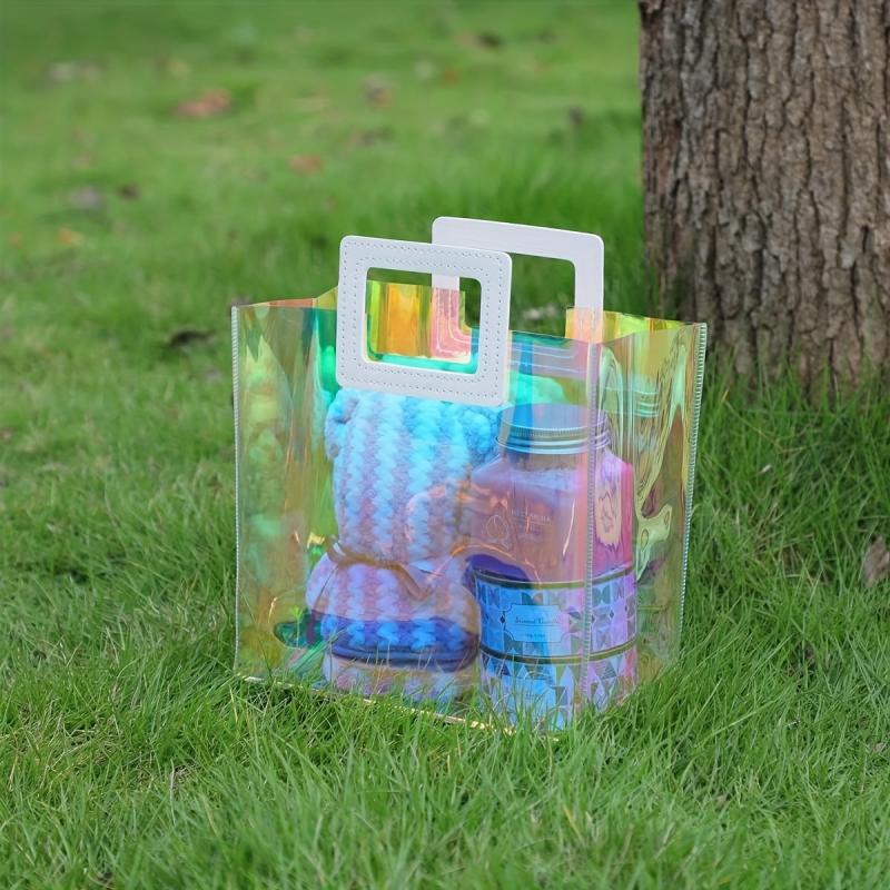 Laser Gift Handbag Multifunctional Storage Bag Lightweight Reusable