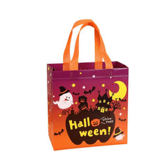 Halloween Pumpkin Print Tote Bag - Candy Storage & Gift Bag