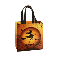 Halloween Pumpkin Print Tote Bag - Candy Storage & Gift Bag
