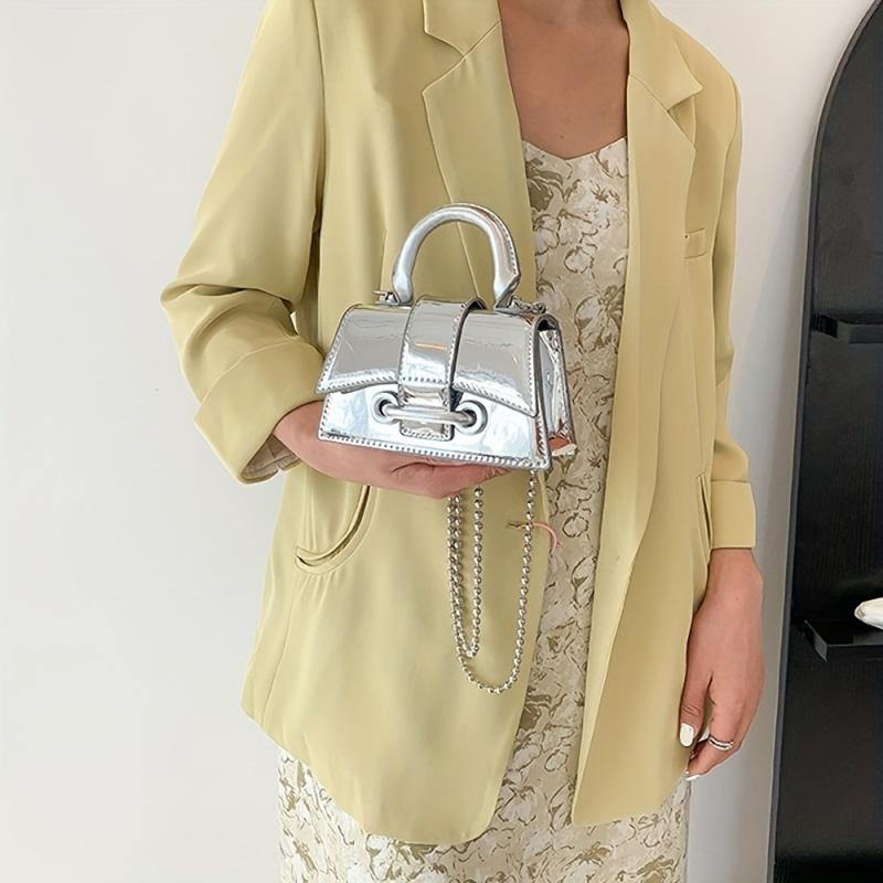 All Match Small Shoulder Bag Crossbody Chain Purse Top Handle Satchel