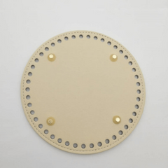 12 PU Leather Bag Bottoms DIY Oval Round Bottom for Knitting Handbag