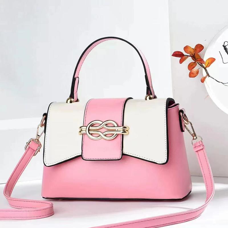 Vintage PU Crossbody Bag Top Handle Satchel Women's Casual Handbag