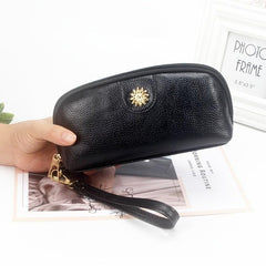 Litchi Embossed Clutch Purse Mini Coin Purse Women's Wallet