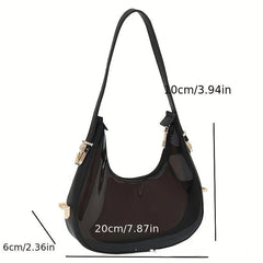 Clear Dumpling Underarm Jelly Bag Acrylic Shoulder Purse
