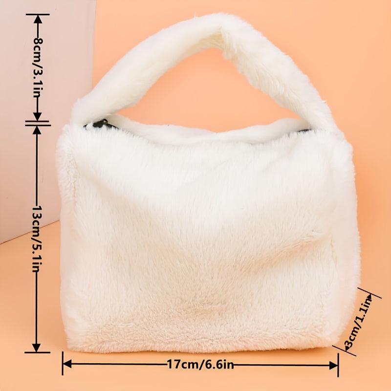 Small Square Tote Bag Stylish Handbag for Autumn & Winter
