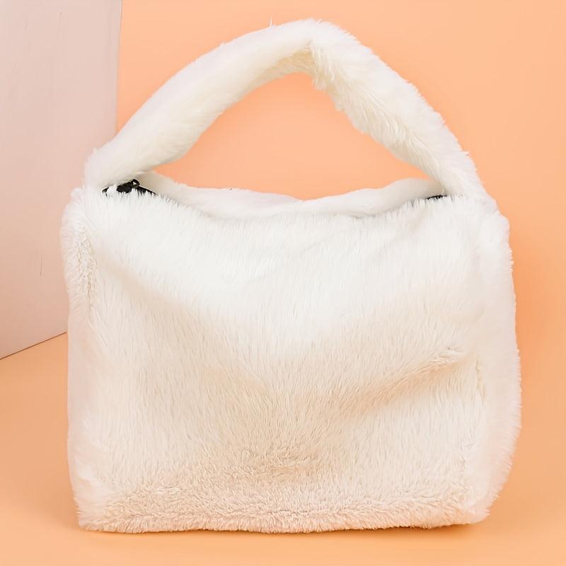 Small Square Tote Bag Stylish Handbag for Autumn & Winter