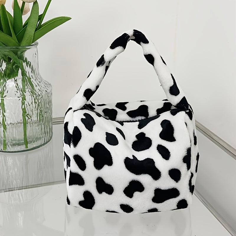 Small Square Tote Bag Stylish Handbag for Autumn & Winter