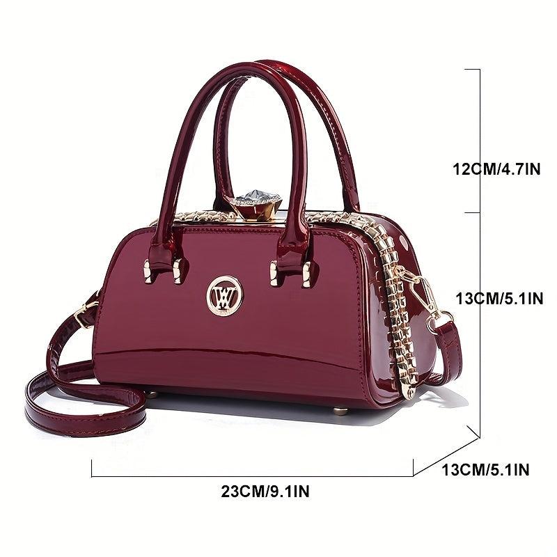 Casual PU Leather Handbag Women's Everyday Purse & Shoulder Bag