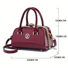 Casual PU Leather Handbag Women's Everyday Purse & Shoulder Bag