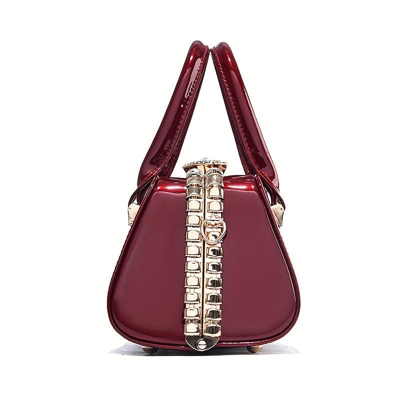 Casual PU Leather Handbag Women's Everyday Purse & Shoulder Bag