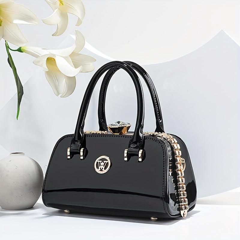 Casual PU Leather Handbag Women's Everyday Purse & Shoulder Bag