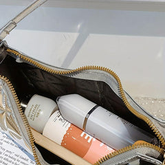 Quilted Underarm Bag PU Leather Shoulder Bag