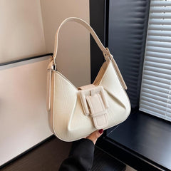 Stylish PU Leather Shoulder Hobo Bag for Women