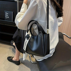 Letter Graphic Handbag Set Crossbody Bag Bucket Bag