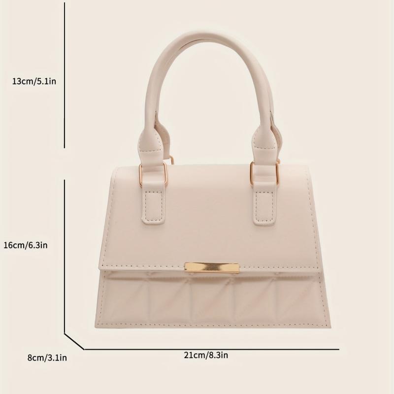 Minimalist Solid Crossbody Bag All Match Satchel Bag