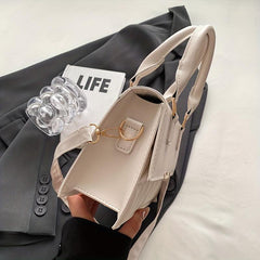 Minimalist Solid Crossbody Bag All Match Satchel Bag