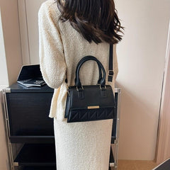 Minimalist Solid Crossbody Bag All Match Satchel Bag