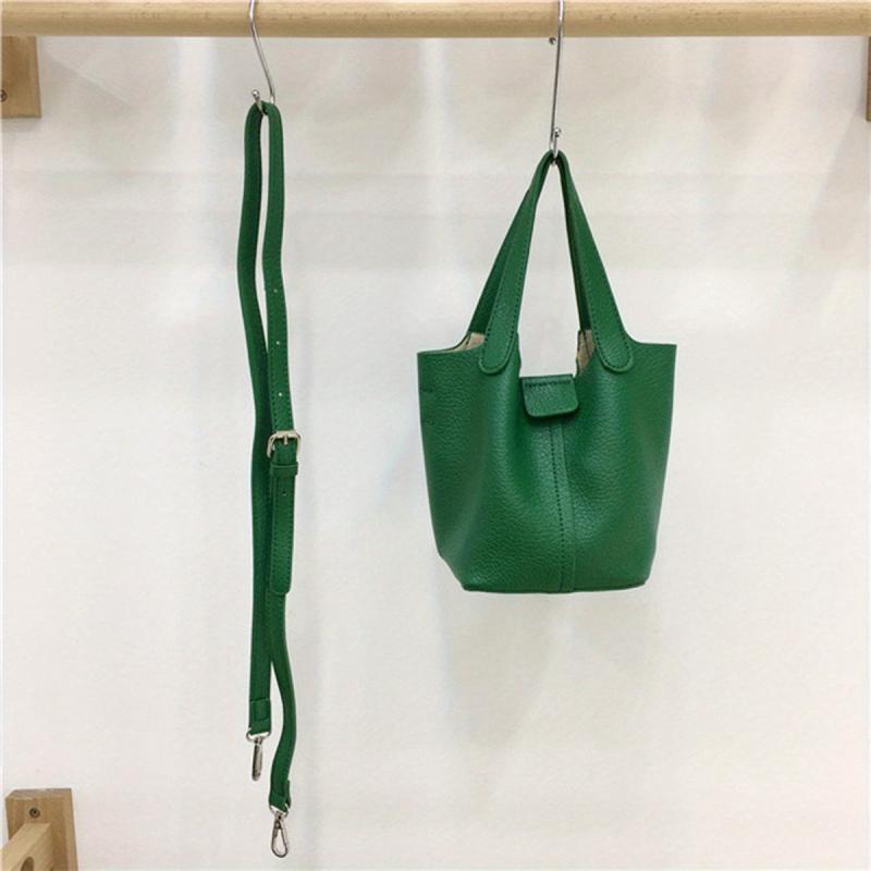 Satchel Bucket Bag Lightweight Handbag For Work