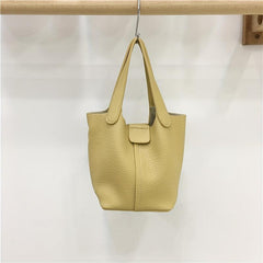Satchel Bucket Bag Lightweight Handbag For Work