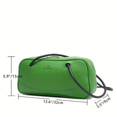 Stylish Shoulder Bag All Match Zipper Underarm Bag Women's Niche Square Bag