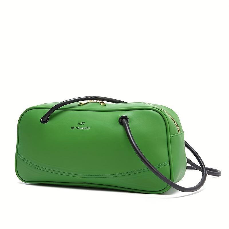 Stylish Shoulder Bag All Match Zipper Underarm Bag Women's Niche Square Bag