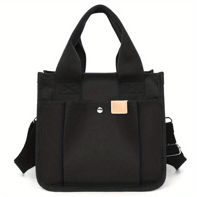 Canvas Stereoscopic Satchel Bag Small Tote Bag Work & Travel