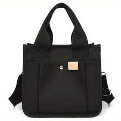 Canvas Stereoscopic Satchel Bag Small Tote Bag Work & Travel