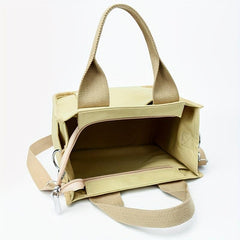 Canvas Stereoscopic Satchel Bag Small Tote Bag Work & Travel