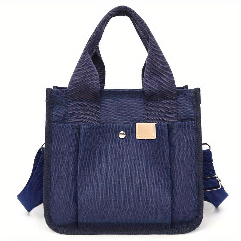 Canvas Stereoscopic Satchel Bag Small Tote Bag Work & Travel