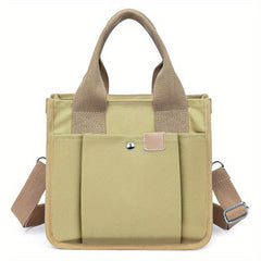 Canvas Stereoscopic Satchel Bag Small Tote Bag Work & Travel