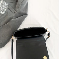 Embossed Crossbody Bag Square Purse Top Handle Handbag for Women