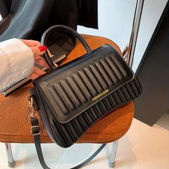 Embossed Crossbody Bag Square Purse Top Handle Handbag for Women