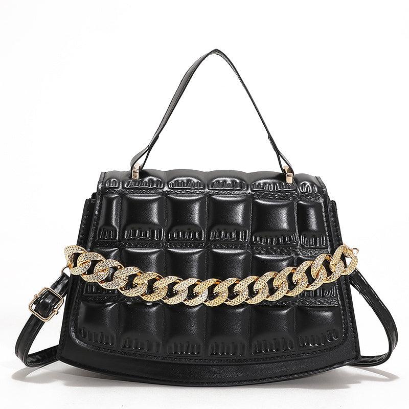 Versatile Shoulder Bag with Chain for Women