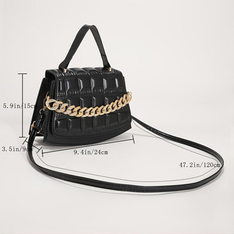 Versatile Shoulder Bag with Chain for Women