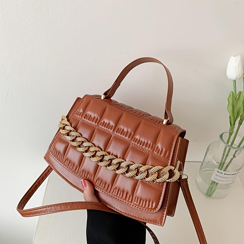 Versatile Shoulder Bag with Chain for Women