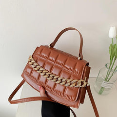 Versatile Shoulder Bag with Chain for Women