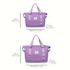 Large Capacity Foldable Sports Duffle Bag with Wet Dry Separation