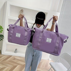 Large Capacity Foldable Sports Duffle Bag with Wet Dry Separation