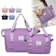 Large Capacity Foldable Sports Duffle Bag with Wet Dry Separation