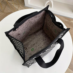Nylon Satchel Lunch Box Portable Lunch Storage Bag School Office Picnic