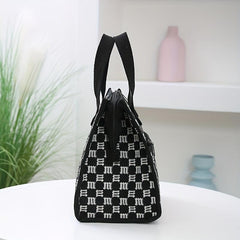 Nylon Satchel Lunch Box Portable Lunch Storage Bag School Office Picnic